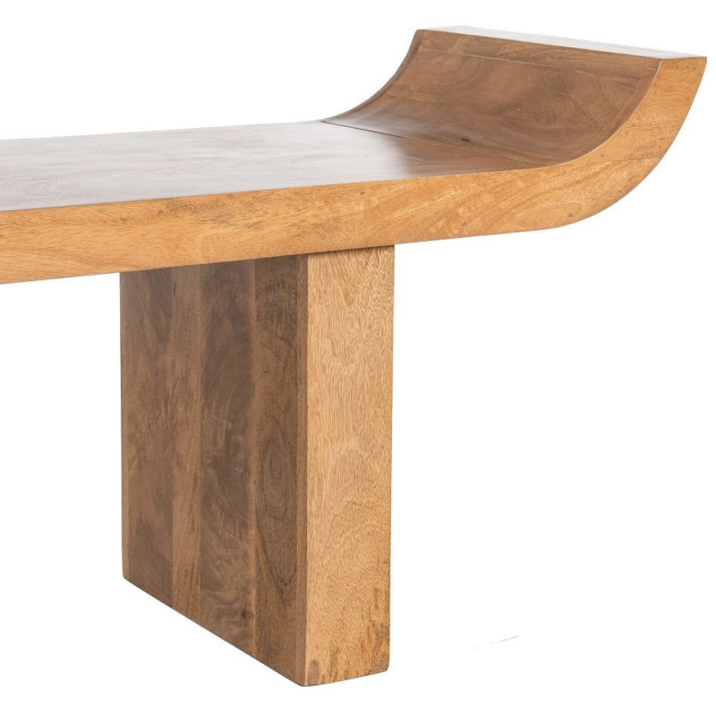 Banc en bois de manguier naturel 160 cm Galt Ixia - 4