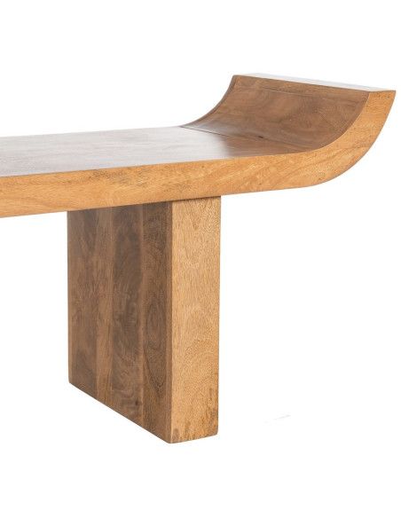 Banc en bois de manguier naturel 160 cm Galt Ixia - 4