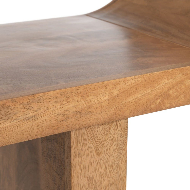 Banc en bois de manguier naturel 160 cm Galt Ixia - 6