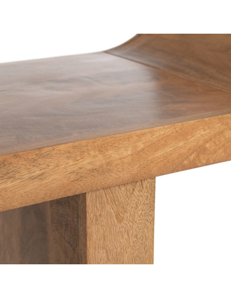 Banc en bois de manguier naturel 160 cm Galt Ixia - 6