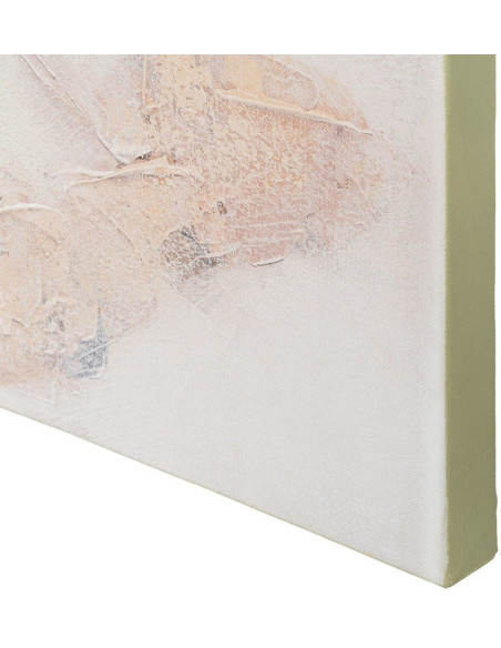 Grande Toile murale peinte Mannequin Écouteurs 100x160 Beige Doré Esvan - 5