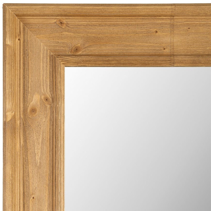 Grand Miroir mural Campagne chic Rectangulaire 70x171 Naturel Silor 