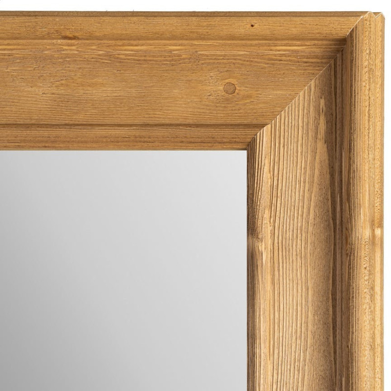 Grand Miroir mural Campagne chic Rectangulaire 70x171 Naturel Silor 