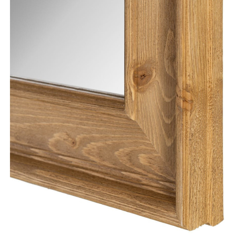 Grand Miroir mural Campagne chic Rectangulaire 70x171 Naturel Silor 