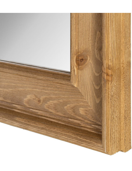 Grand Miroir mural Campagne chic Rectangulaire 70x171 Naturel Silor 