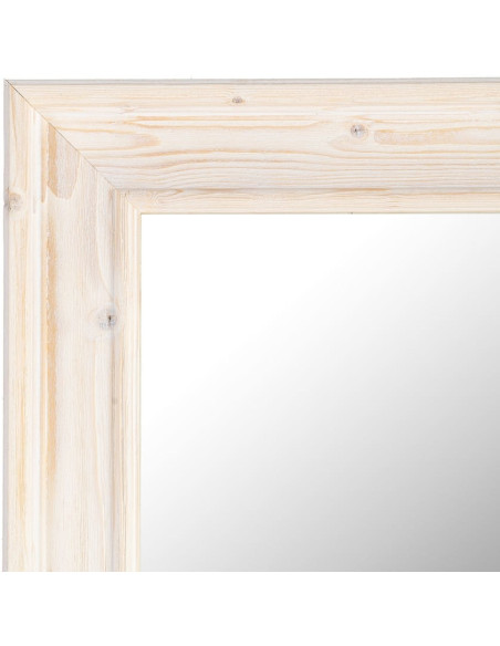 Grand Miroir mural Campagne chic Rectangulaire 70x171 Blanc Silor 