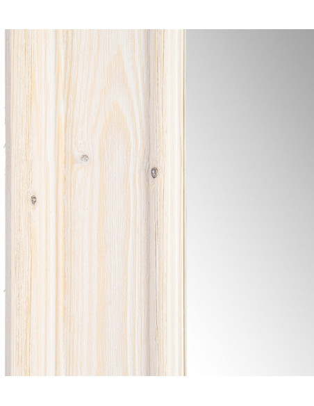 Grand Miroir mural Campagne chic Rectangulaire 70x171 Blanc Silor 