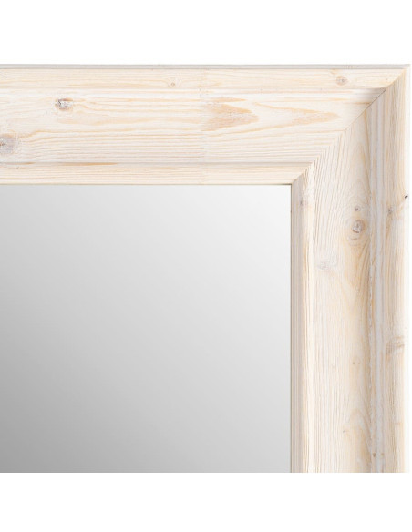 Grand Miroir mural Campagne chic Rectangulaire 70x171 Blanc Silor 