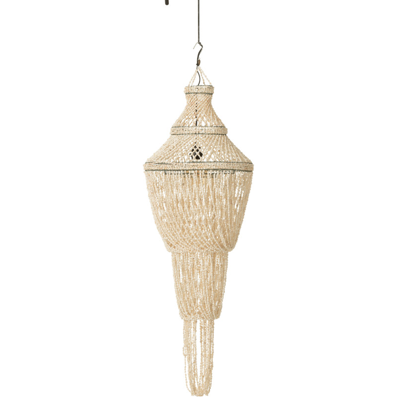 Abat-jour pour suspension Daisy 50 cm en Coquillage Naturel Métal - 1