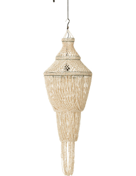 Abat-jour pour suspension Daisy 50 cm en Coquillage Naturel Métal - 1