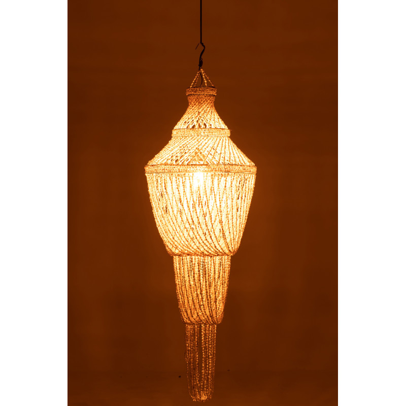 Abat-jour pour suspension Daisy 50 cm en Coquillage Naturel Métal - 4