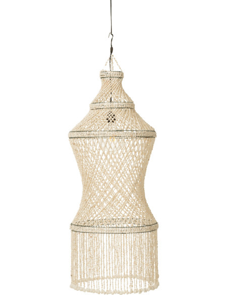 Abat-jour pour suspension Lisa 50 cm en Coquillage Naturel Métal - 1