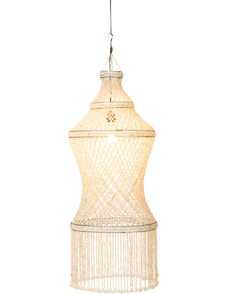 Abat-jour pour suspension Lisa 50 cm en Coquillage Naturel Métal - 2