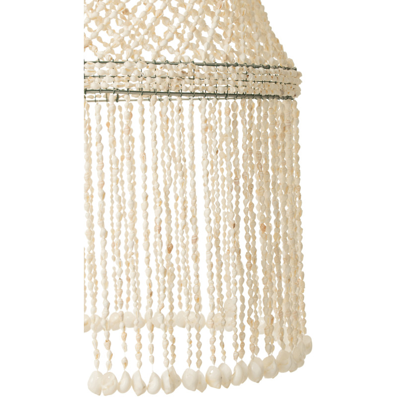 Abat-jour pour suspension Lisa 50 cm en Coquillage Naturel Métal - 5