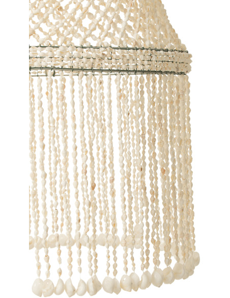 Abat-jour pour suspension Lisa 50 cm en Coquillage Naturel Métal - 5
