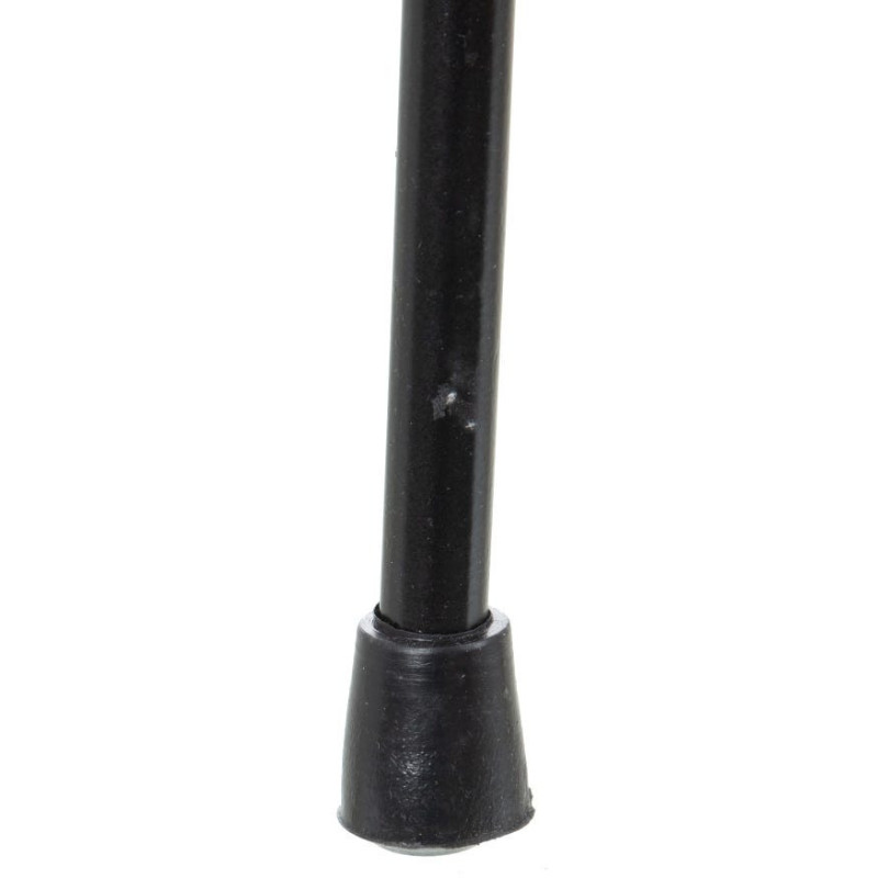 Tabouret de bar extérieur bohème Naturel Tressé Métal Noir Vaeli 