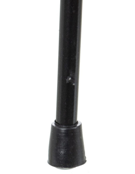 Tabouret de bar extérieur bohème Naturel Tressé Métal Noir Vaeli 