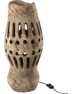 Lampe à poser Valérie en Bois de saule Naturel - 1