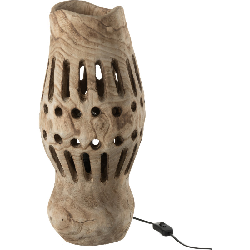 Lampe à poser Valérie en Bois de saule Naturel - 1