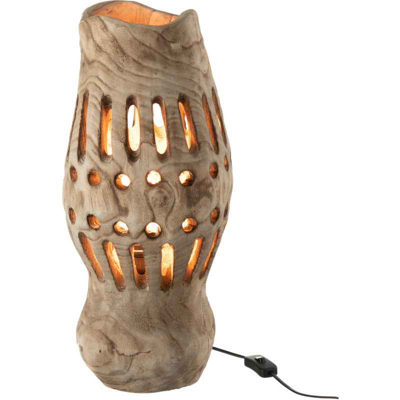 Lampe à poser Valérie en Bois de saule Naturel - 2