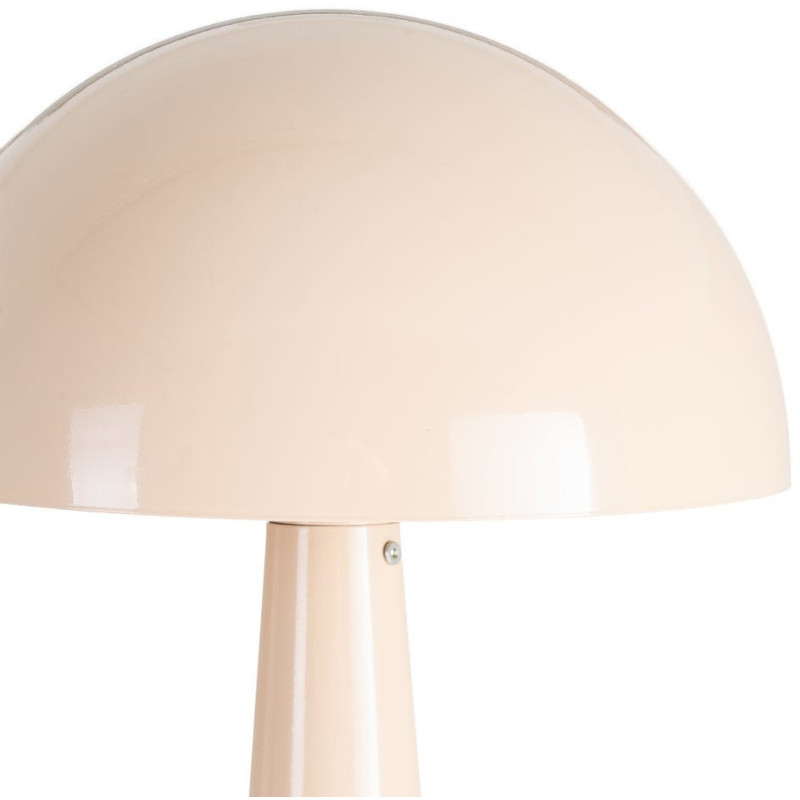 Grand Lampadaire sur pied Champignon Hauteur 128 cm Beige Kivan 