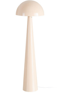 Grand Lampadaire sur pied Champignon Hauteur 128 cm Beige Kivan