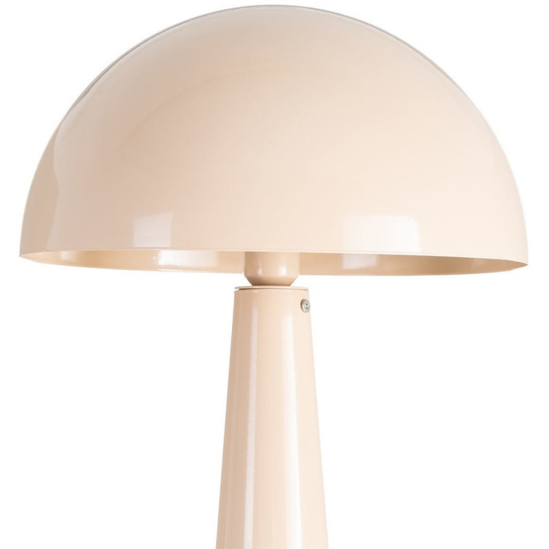 Grand Lampadaire sur pied Champignon Hauteur 128 cm Beige Kivan 