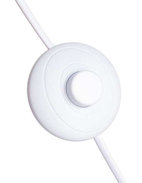 Grand Lampadaire sur pied Champignon Hauteur 128 cm Beige Kivan 