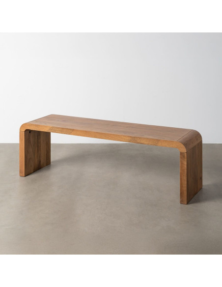 Grande Table basse Japandi Arrondie 3 places 147 cm Naturel Galt 