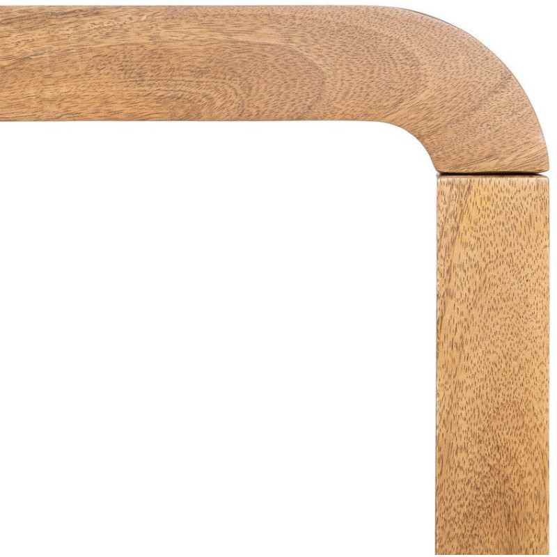 Grande Table basse Japandi Arrondie 3 places 147 cm Naturel Galt 