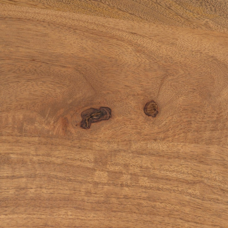 Grande Table basse Japandi Arrondie 3 places 147 cm Naturel Galt 