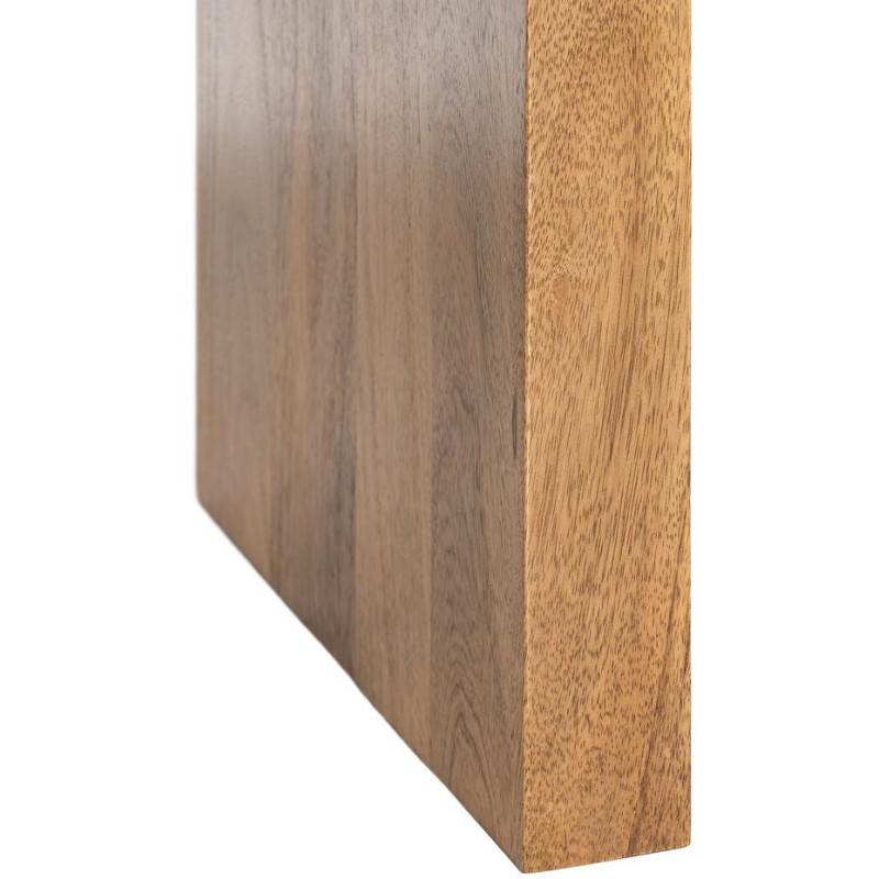 Grande Table basse Japandi Arrondie 3 places 147 cm Naturel Galt 