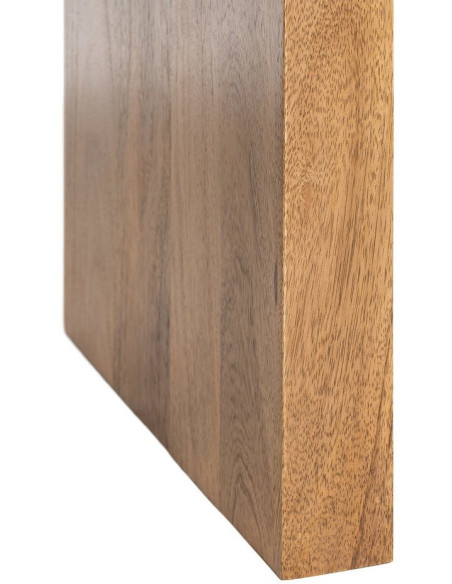 Grande Table basse Japandi Arrondie 3 places 147 cm Naturel Galt 