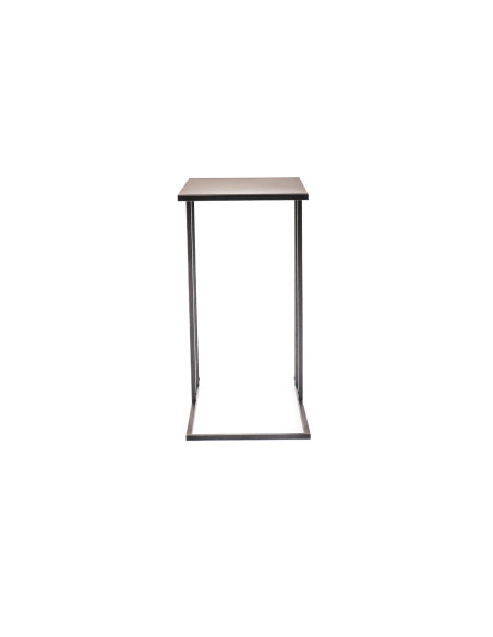 Table d’appoint en métal noir 45 x 30 x 60 cm Rocks