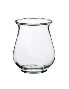 Vase moderne Tulipe Hauteur 16 cm Verre Transparent Serenite
