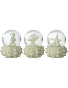 BOULE NEIG SEA MNT S ASS3 (7x7x8,5cm) 