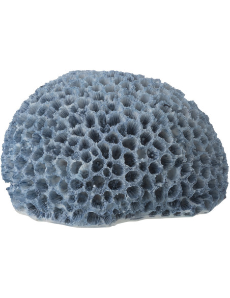 CORAIL POLYRÉSINE BLEU CLAIR S (16x13x9cm) 
