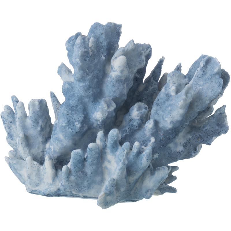 CORAIL POLYRÉSINE BLEU CLAIR L (29x20x21cm) 