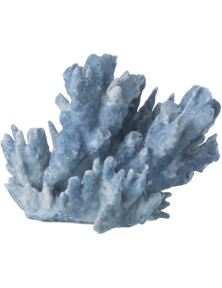 CORAIL POLYRÉSINE BLEU CLAIR L (29x20x21cm) 