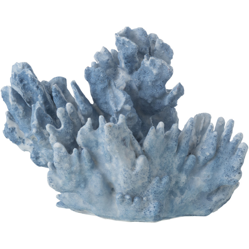 CORAIL POLYRÉSINE BLEU CLAIR L (29x20x21cm) 