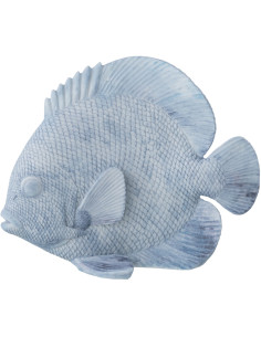 POISSON POLYRÉSINE BL S (20x9,5x16cm) 