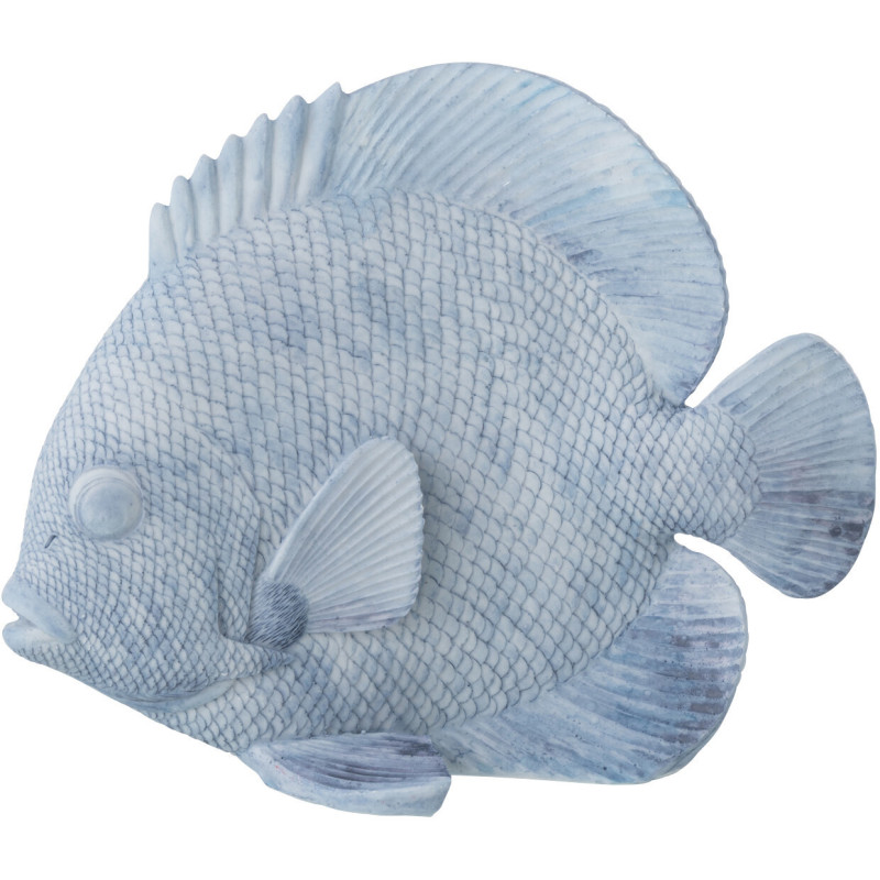 POISSON POLYRÉSINE BL S (20x9,5x16cm) 