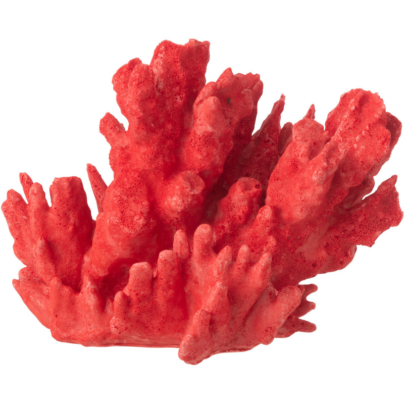 CORAIL POLYRÉSINE ROUGE LARGE (29x20x21cm) 
