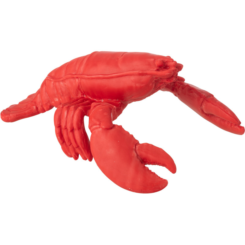 HOMARD POLYRÉSINE ROUGE (24,5x17,5x10cm) 
