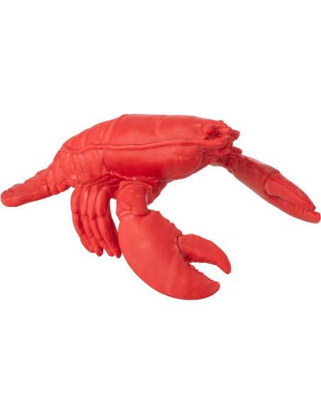 HOMARD POLYRÉSINE ROUGE (24,5x17,5x10cm) 