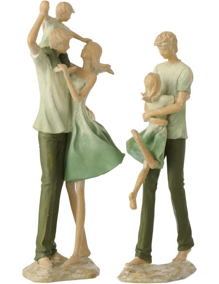 FAMI 1 ENFANT POLYRÉS VRT/ECR (18x11,5x39,5cm) 