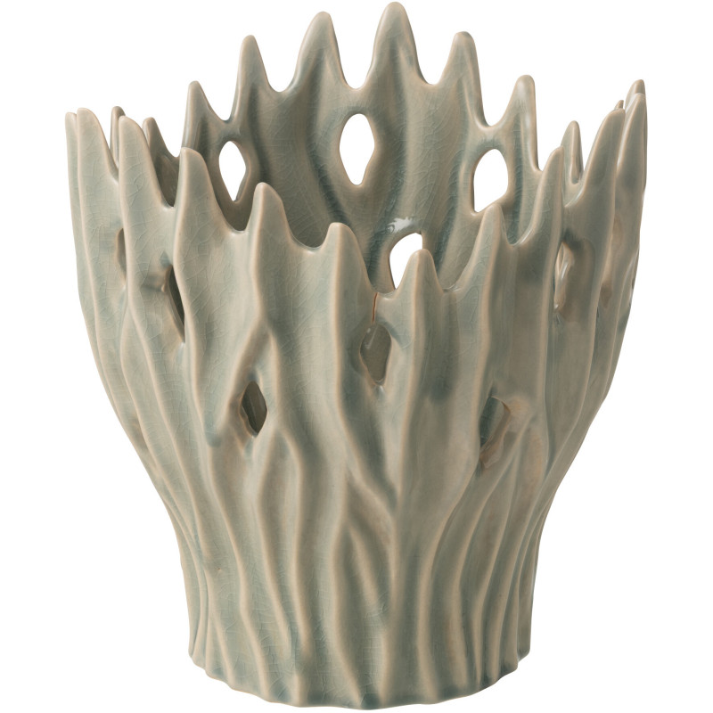 VASE AMY PORCELAINE BL S (25x23x25,5cm) 