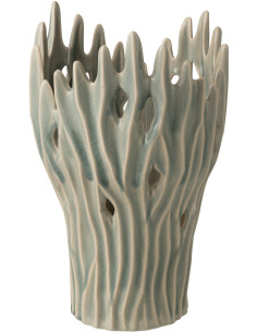 VASE AMY PORCELAINE BL L (23,5x23,5x37cm) 
