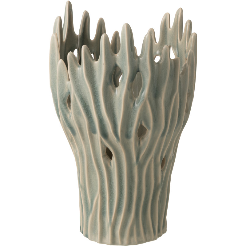 VASE AMY PORCELAINE BL L (23,5x23,5x37cm) 