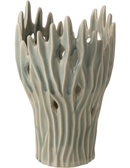 VASE AMY PORCELAINE BL L (23,5x23,5x37cm) 